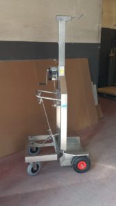 carrello inox per quarti id bue