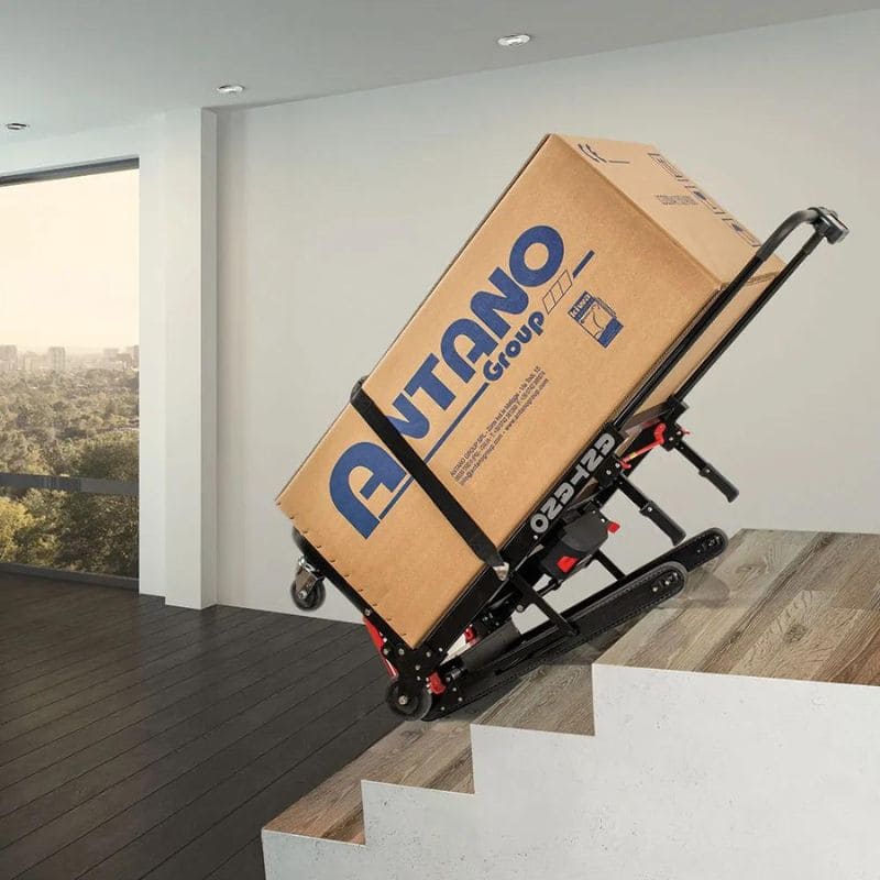 Carrello Saliscale Elettrico Mule 160kg Ambientato